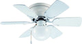 Finish Arcadia Mount White Fan Ceiling 23-8274 Gloss 30" Flush House Hardware with