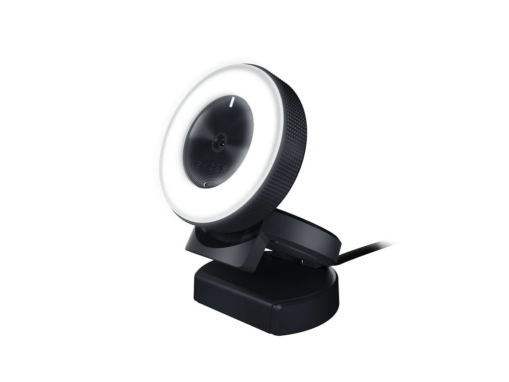 Autofocus Adjustable - 30 FPS Built-in Brightness Microphone Advanced Webcam: Ring Razer 60 1080p Kiyo w/ FPS Light - - / Streaming 720p