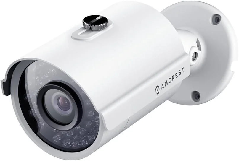 IP67 @ Not (Not Required, Camera) 2MP (AMC1080BC36-W) Camera, IP FOV, HD-CVI/TVI/AHD, (DVR an Quadbrid Outdoor Analog White 1080P 98ft Bullet Security Included) Metal, Night 30fps, 90° Vision, Amcrest