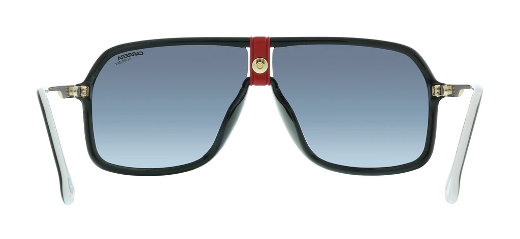 64mm, 10mm Gold/Gray Sunglasses, Pilot Shaded, Carrera 1019/S