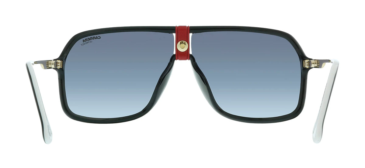 64mm, 10mm Gold/Gray Sunglasses, Pilot Shaded, Carrera 1019/S