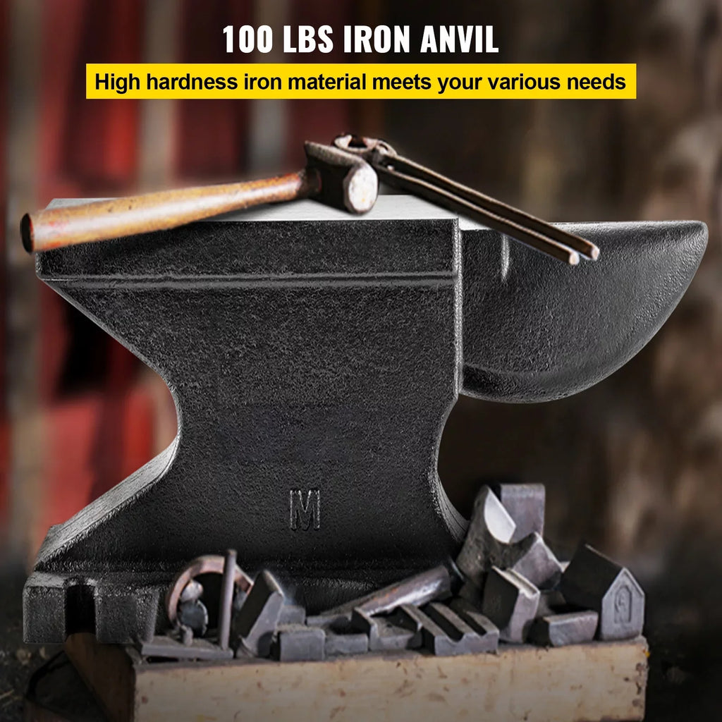 Square W/1.2in Beck Hole Iron Cast Iron 100 BENTISM Anvil Blacksmith LB/45KG Single