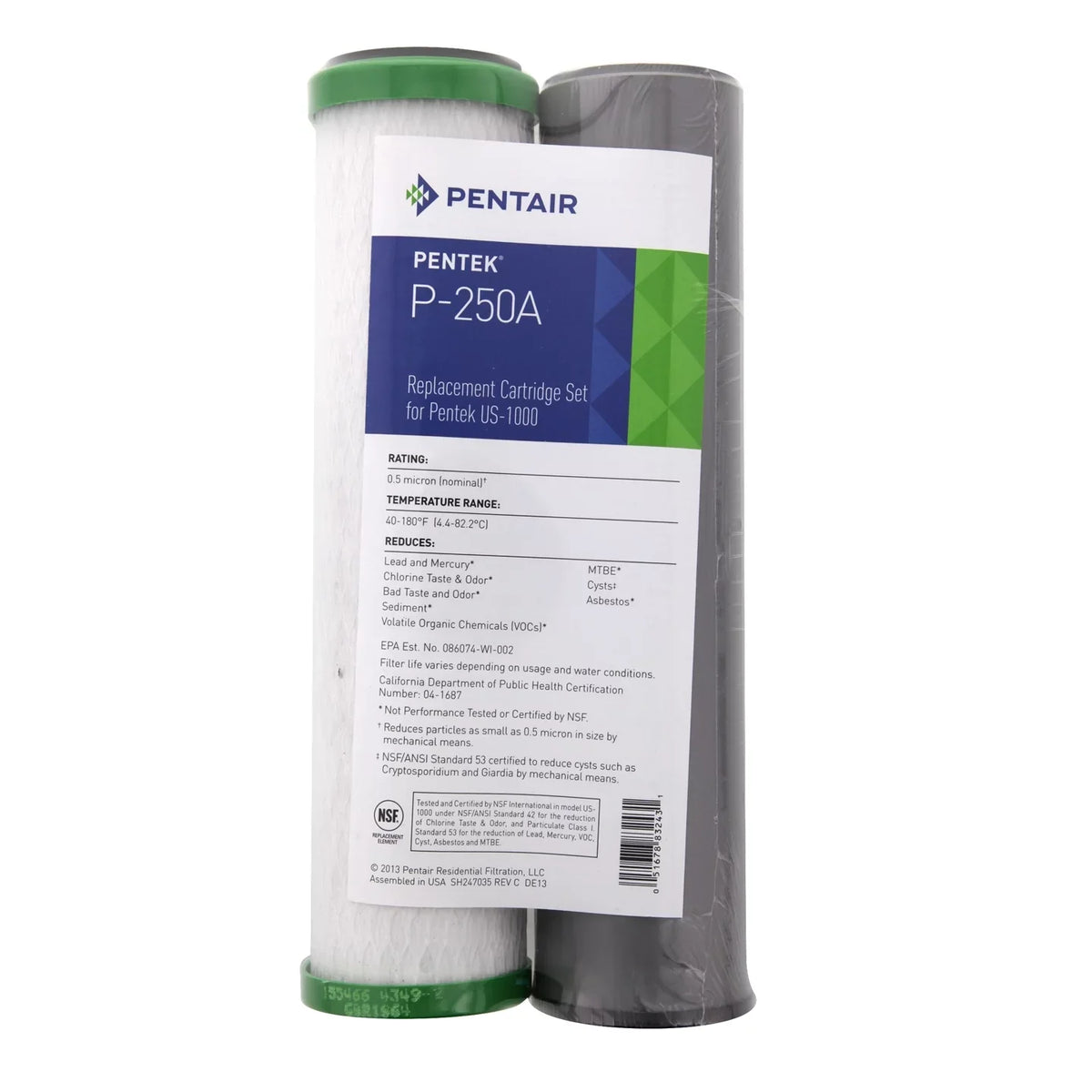 Water P-250A Filter Sink Set Pentek Under