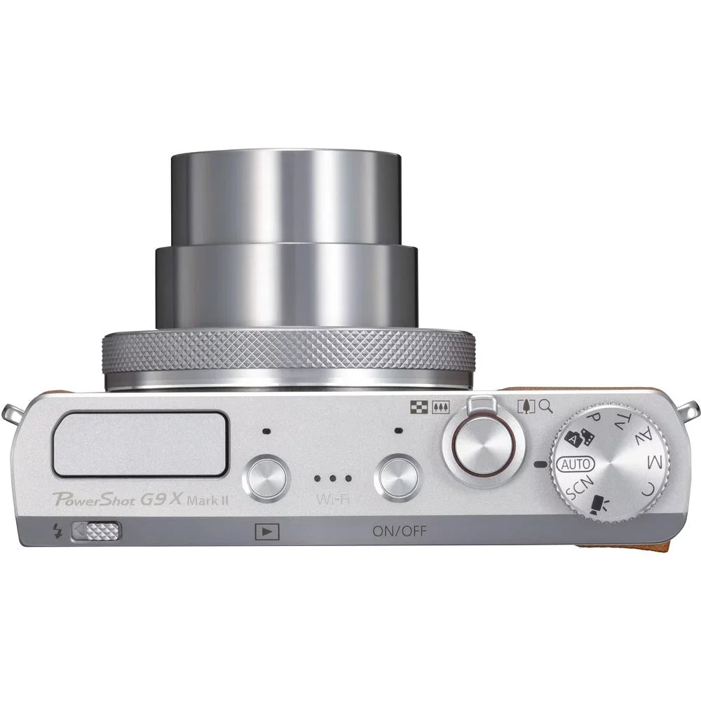 Camera - X + BAT G9 PowerShot LED 20.1MP Mark Digital Canon Kit 32GB + II EXT