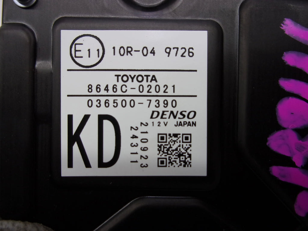 Pre-Owned Corolla 2019-2023 Forward Camera Mtd Windshield Lane (Good) View Departure Toyota OEM