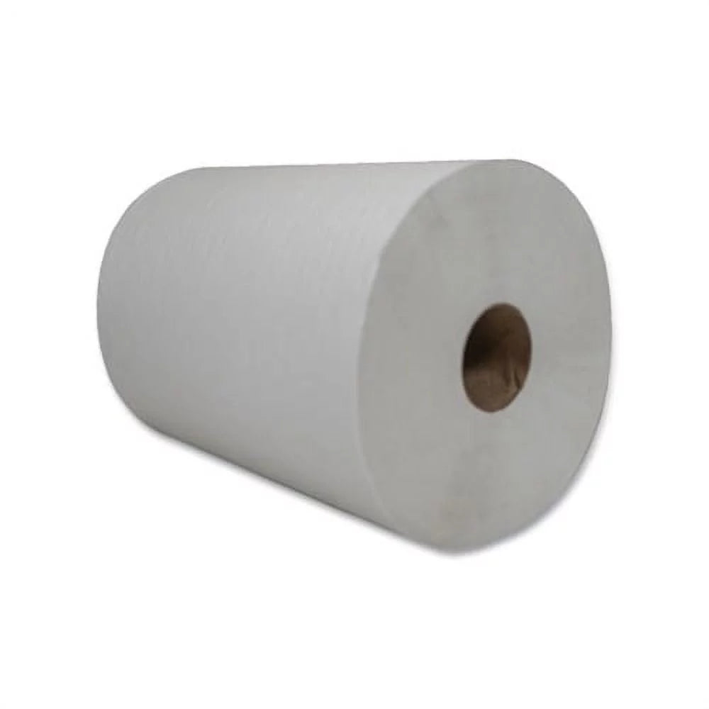 MORCON White, Towels ft, 6 800 x 10 10" Rolls/Carton TISSUE 1-Ply, Roll Inch