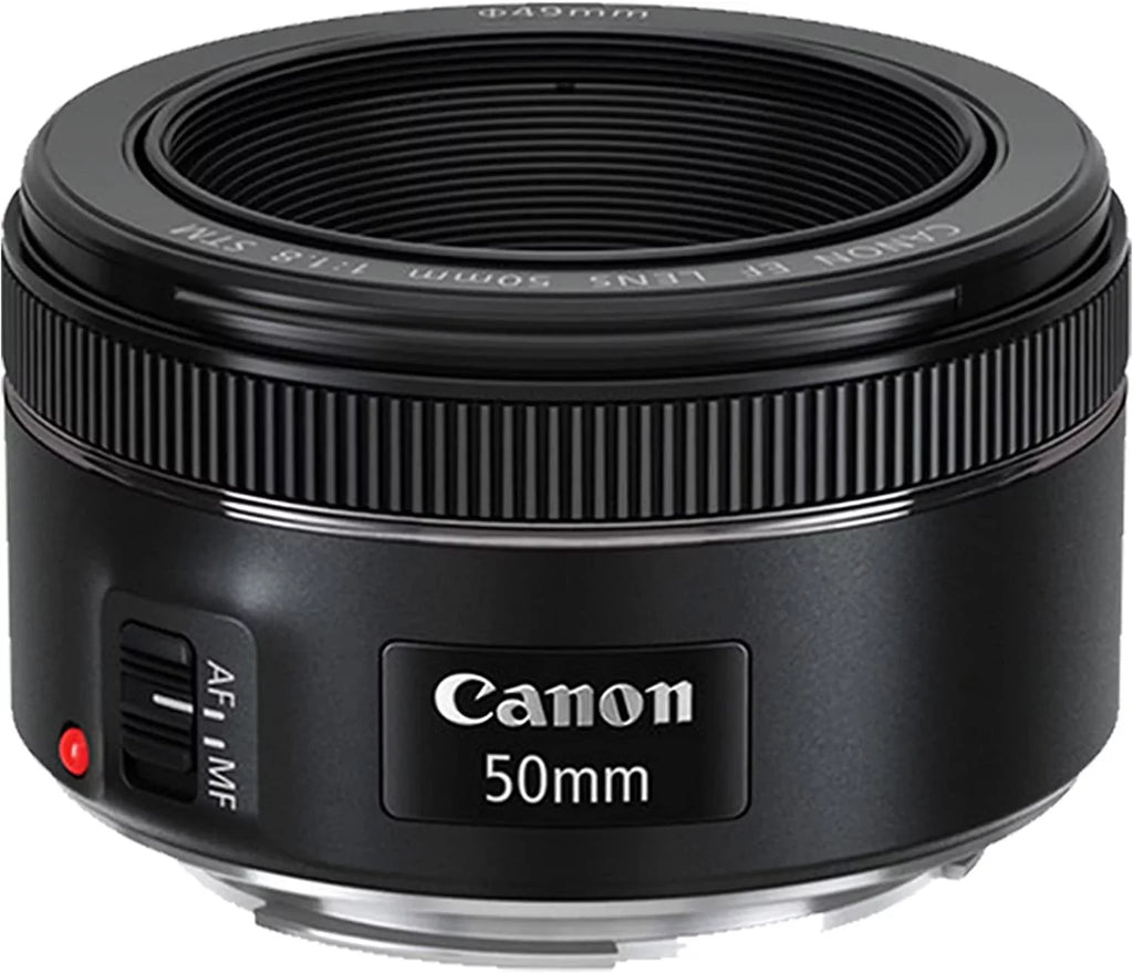 50mm + Canon III R6 f/1.8 Lens 24-105mm + f/4-7.1 + F/4-5.6 STM + Camera 43pc 128GB Memory Bundle 75-300mm Digital Case Mirrorless Filters RF Lens EOS Tripod + STM + with Lens