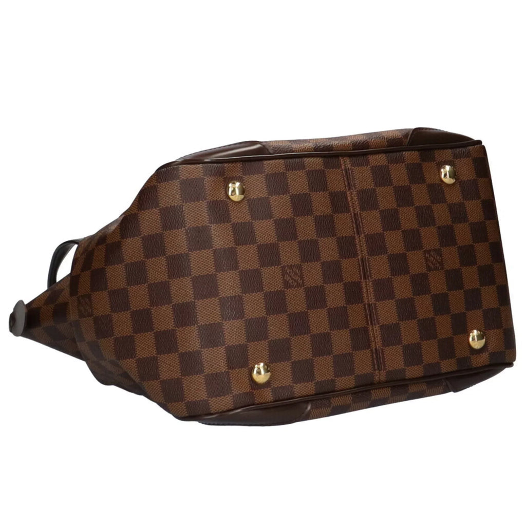 Used LOUIS Canvas Louis Brown VUITTON MM Vuitton Bag Authenticated Damier Verona Shoulder Women's
