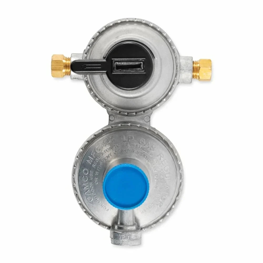 Maintains to a Tank Auto With RVs Regulator- Full For Propane with Dual Propane Double-Stage Tanks Empty Change Auto-Changeover Pressure Hookups, From Constant Camco Gas (59005)
