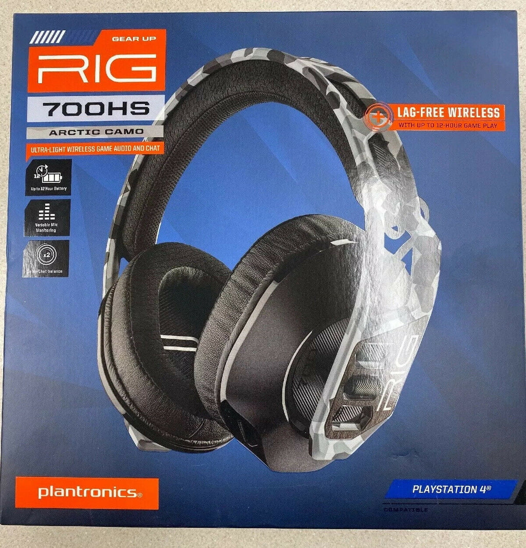 Gaming 4 Playstation Plantronics (Refurbished) Camo Arctic Restored Rig Headset 700HS Wireless for