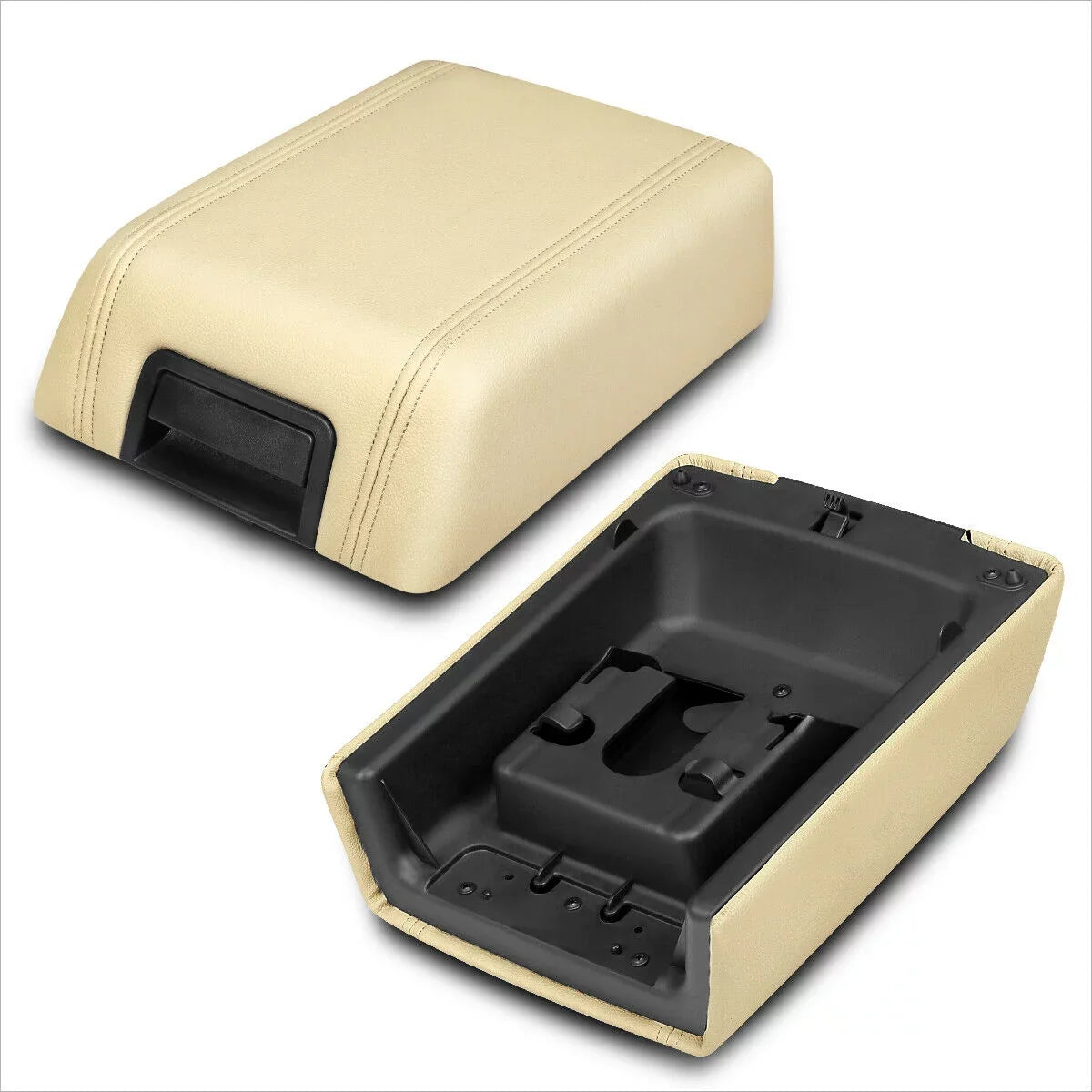 Latch For Lid Center Ford Lincoln Repair Teledu Cover Kit Top Beige Armrest Console