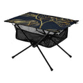 Camping Rose Outdoor with Table Golden Flower Bag Table Table Travel Storage Portable Beach BBQ Folding for Compact Picnic Fishing Luxury