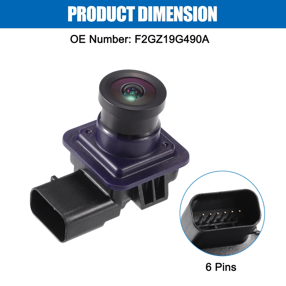 Assist Unique No.F2GZ19G490A Camera Edge for Wide Ford Rear 15-18 Bargains View Reverse Up Car Back Park Camera Angle