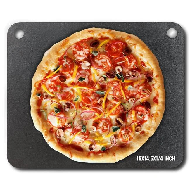 x Pizza Steel for Stone x Steel in. Vevor Baking Plate 0.25 Pre-Seasoned Carbon Oven, 14.5 Pizza 16