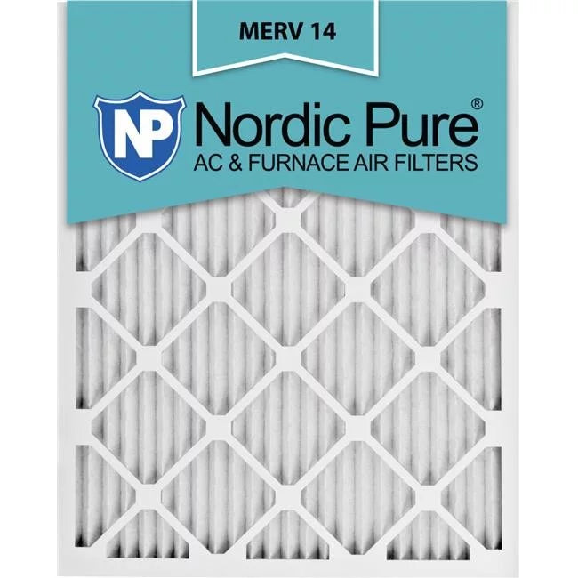 17.25 Filters, Furnace 17-1-4x26x1ExactCustomM14-6 Nordic 6 Pack x Exact of x MERV Pure 1 14 in. - 26 AC