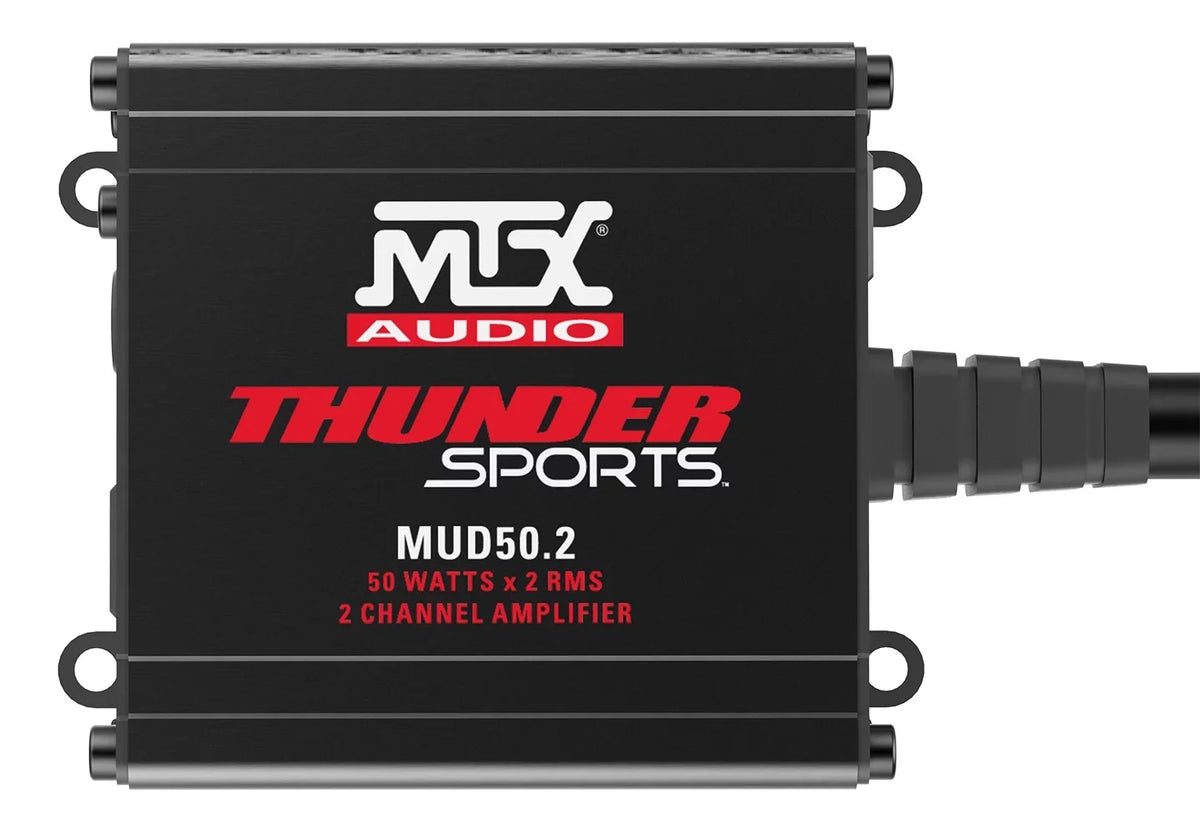 Speakers+MTX Tower (2) 2-Channel For Amp ATV/UTVCART 4" Chrome Polk Audio