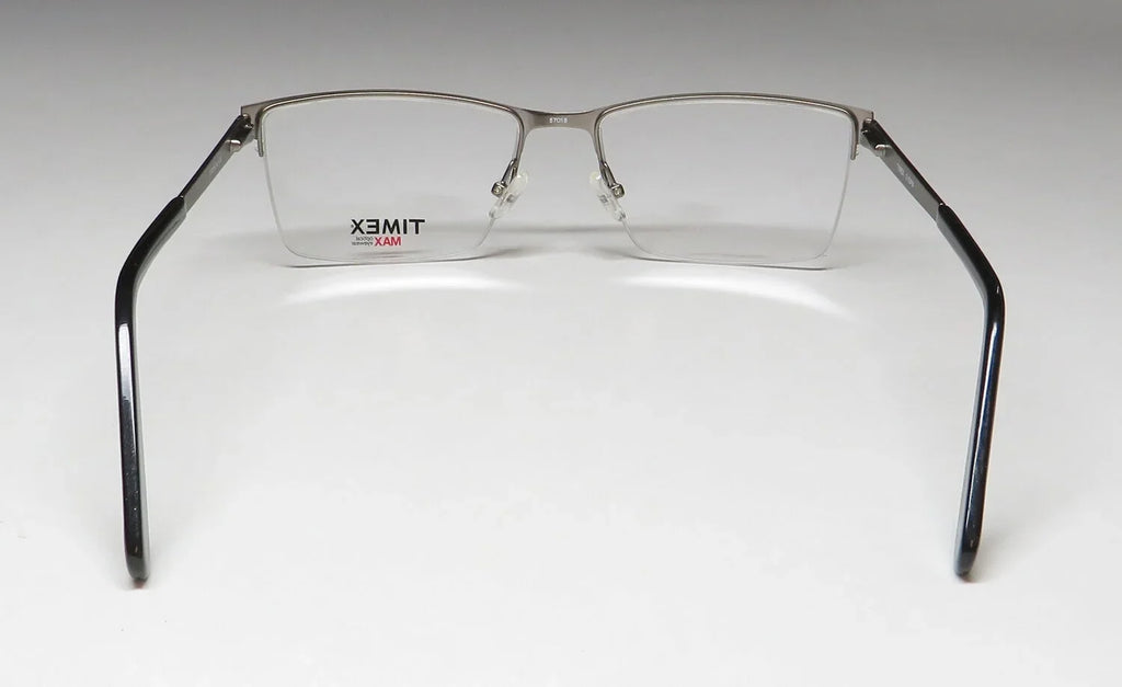 HALF-RIMLESS FRAME/GLASSES NOSE 2:53 EYEGLASS DESIGNER PADS ADJUSTABLE PM TIMEX