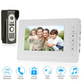 Outdoor Wired Video with Doorbell View and Door Home Night for Infrared OWSOO support Rainproof 7” Unlock System Monitor Visual Indoor Phone