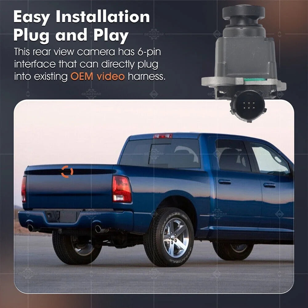 3500 JLLOM RAM Parking 5500 1500 View For 13-17 Dodge Rear Backup 4500 2500 Camera