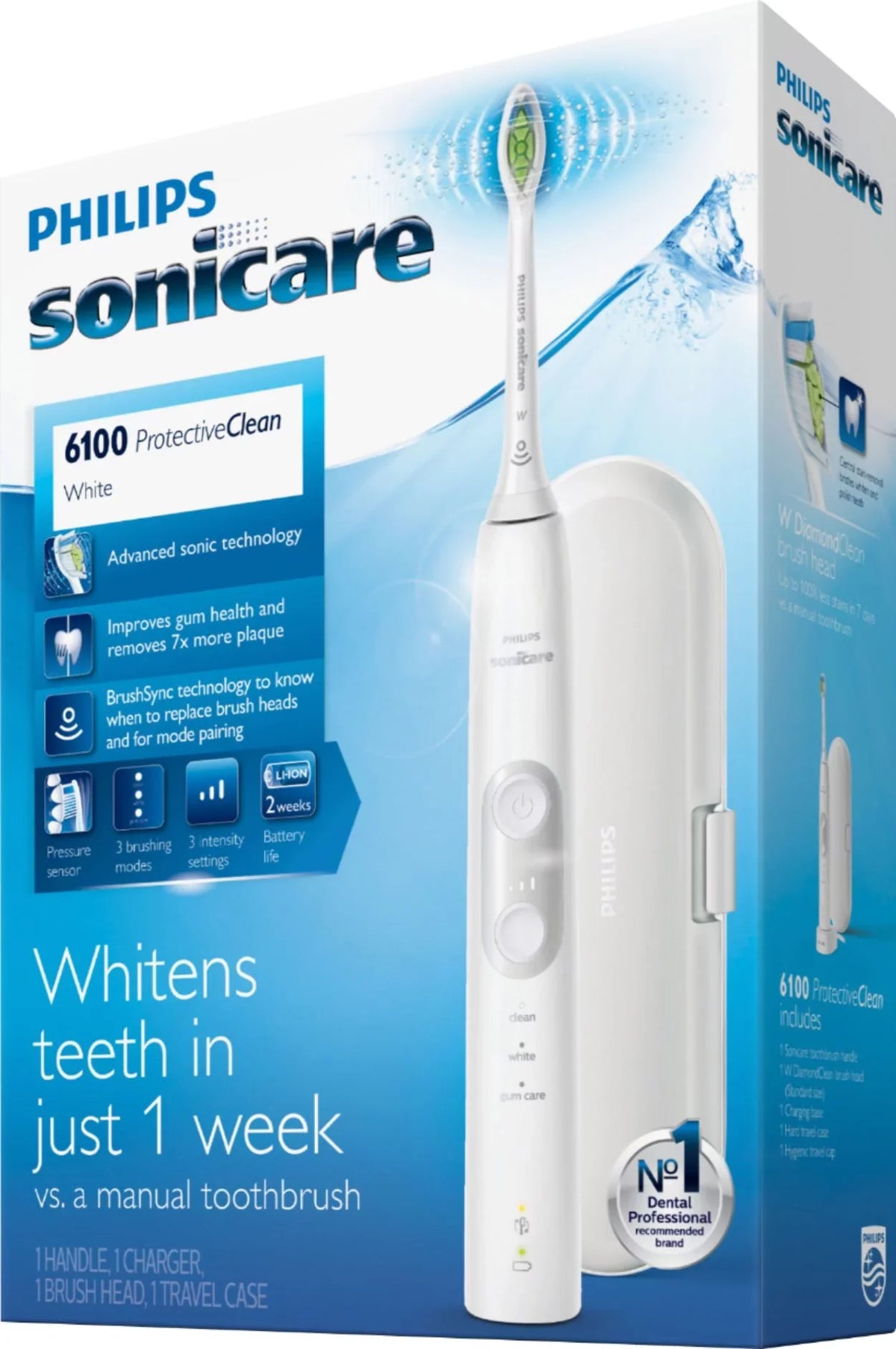 Sonicare HX6877 ProtectiveClean 6100 Electric Toothbrush Philips