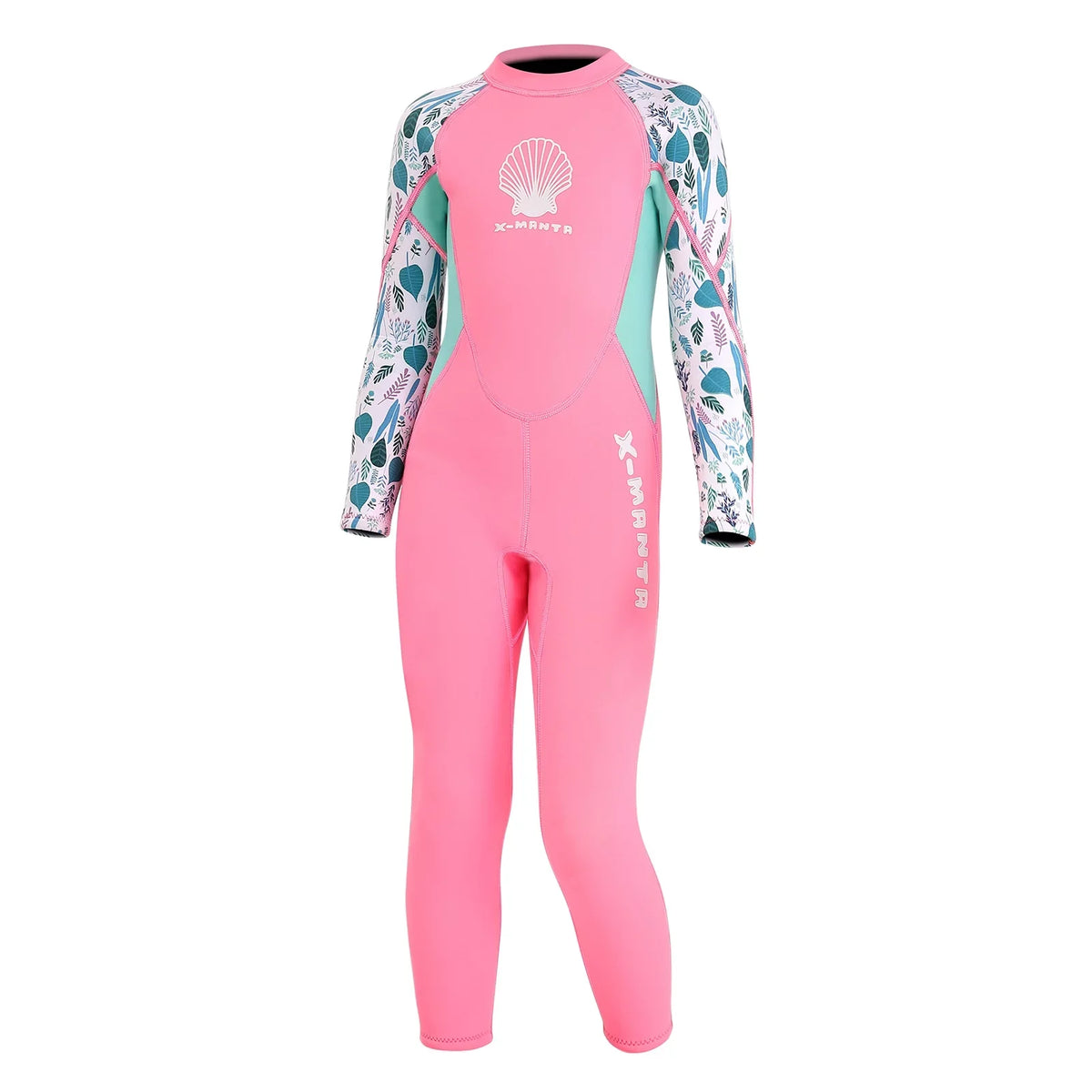 Zipper One Quick X-MANTA Diving Piece Swimsuit Surf for - Suit with Wetsuit Dry Sleeve Girls Back Long -