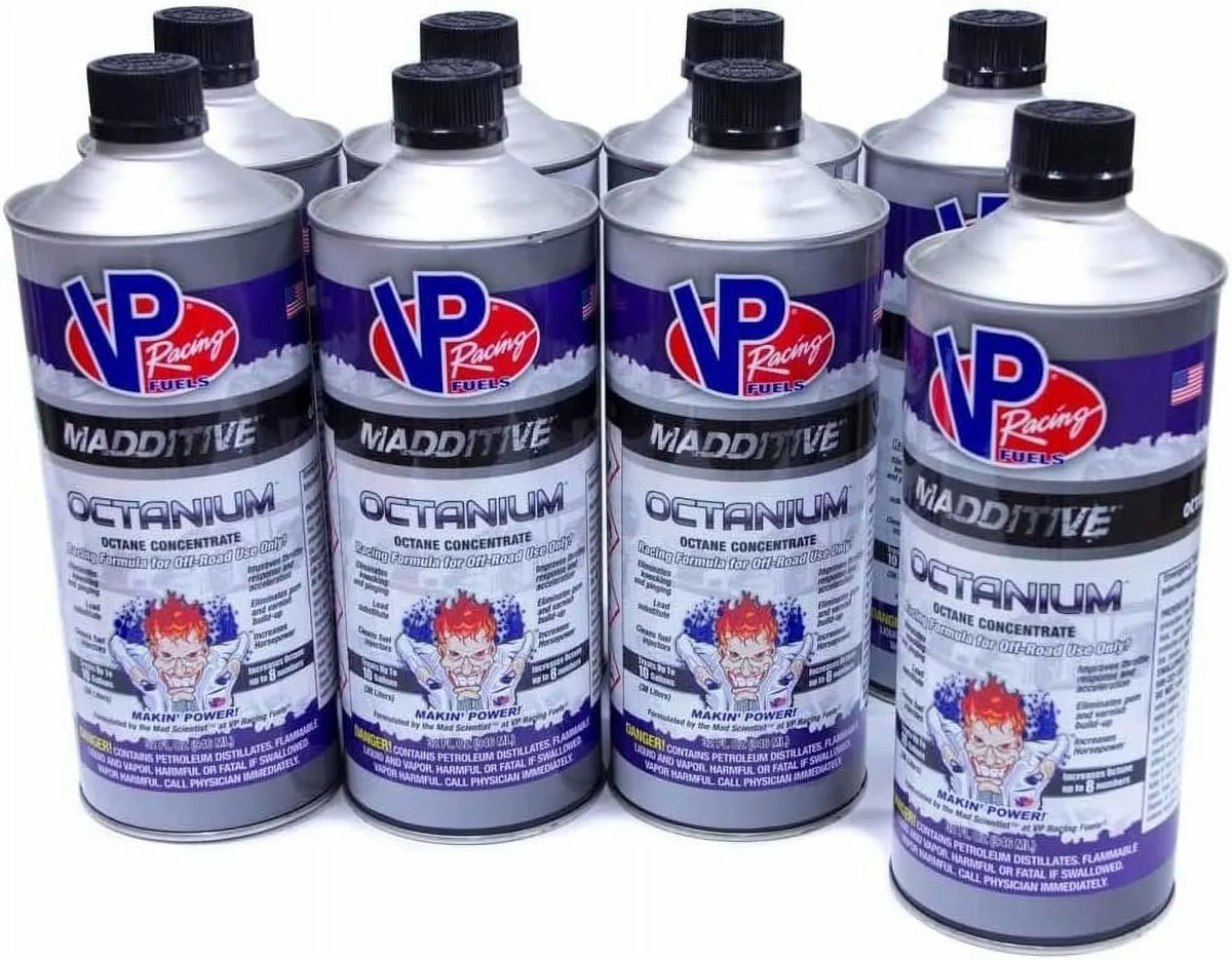 VP - Madditive Formula Octane 2855, Pack Fuels Racing 8 Racing Quart Octanium Booster