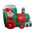 Locomotive Northlight Decoration Train Inflatable on 4.5' Outdoor Christmas Lighted Santa