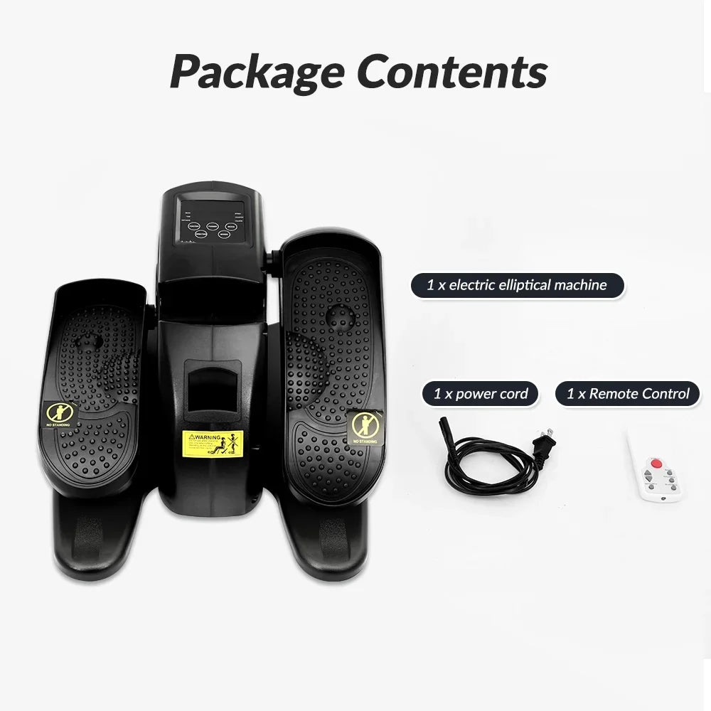 with Motorized Teens Machne Elliptical Quiet Adults Under While Pedal Portable Exerciser & Control, Sitting for Desk Seniors Leg Remote Exerciser