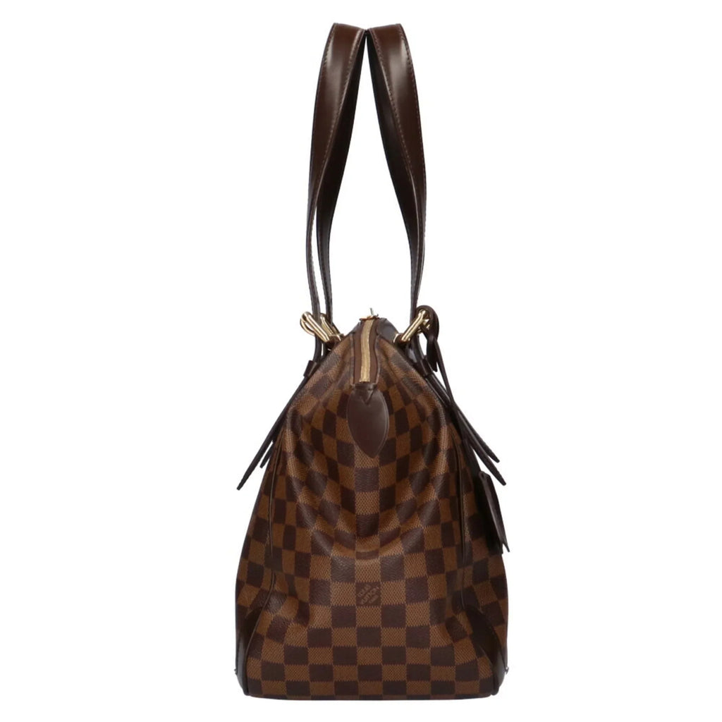 Used LOUIS Canvas Louis Brown VUITTON MM Vuitton Bag Authenticated Damier Verona Shoulder Women's