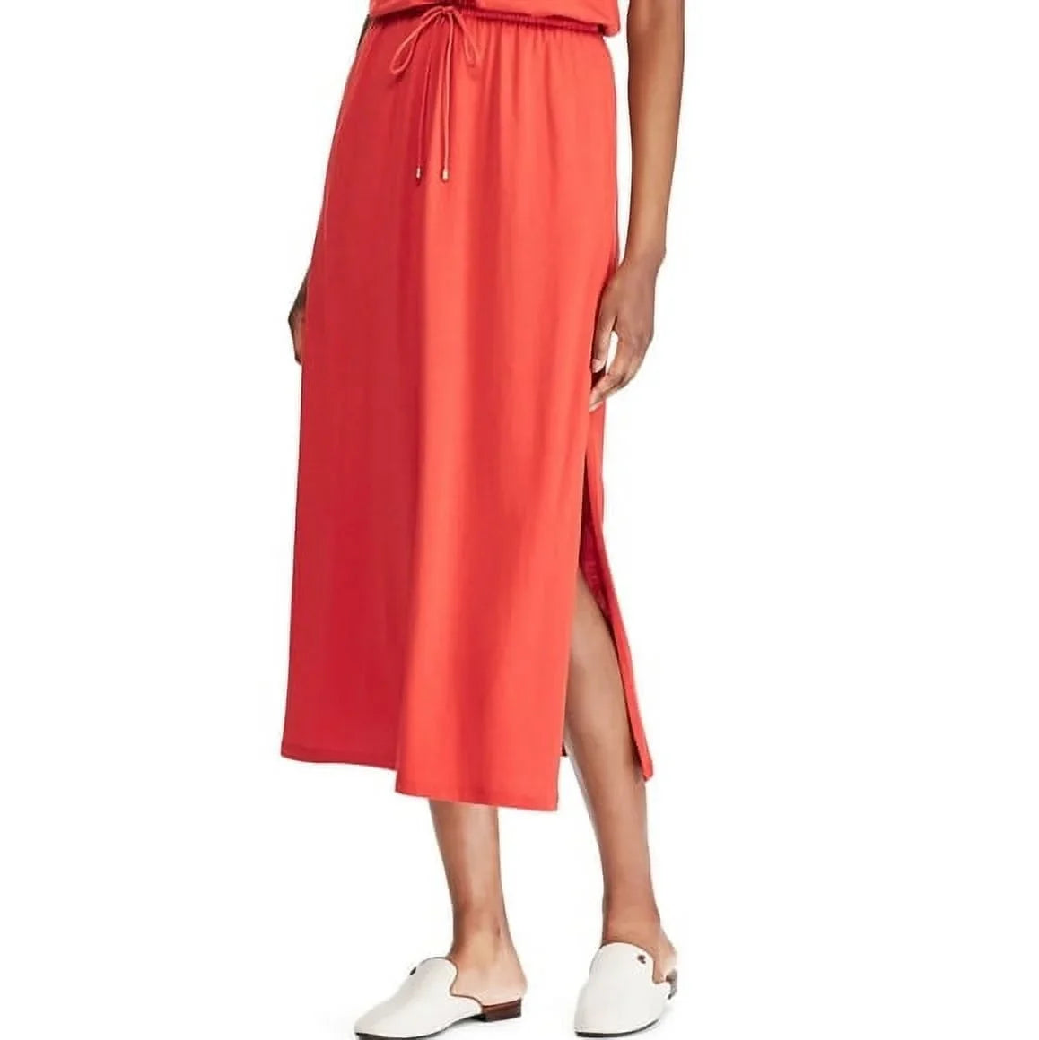 Size Scoop Red XXL Ralph Lauren Neck Maxidress - Lauren Canyon