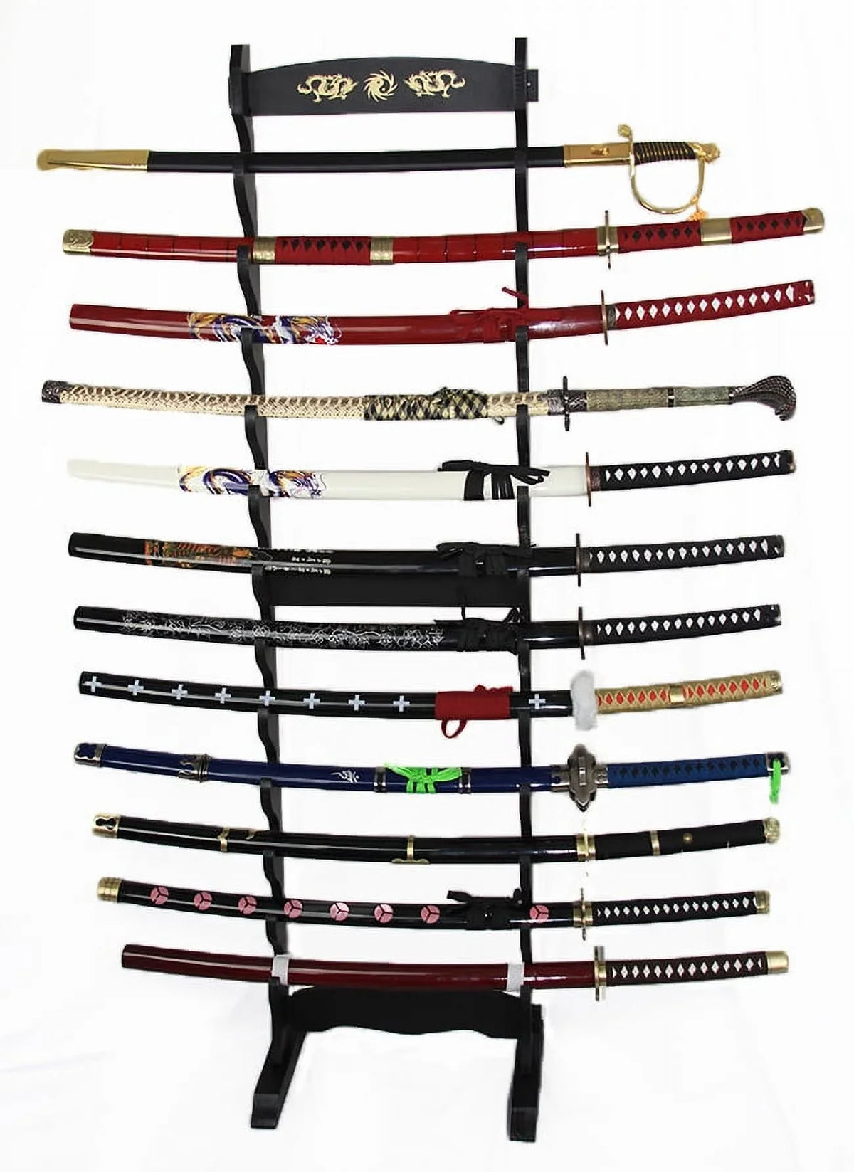Defender Yang 12Tier Display Xtreme Stand Sword Warrior Yin Sword Deluxe Design