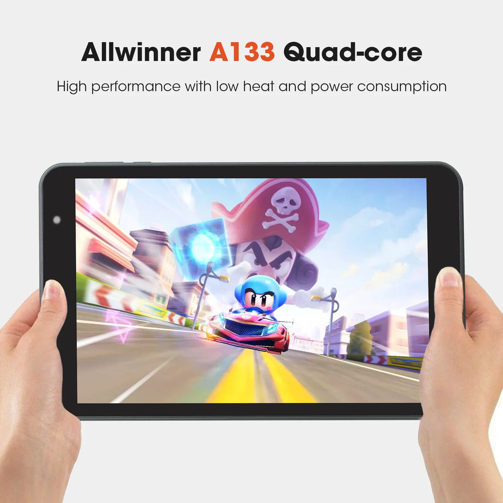 Processor Tablets RAM IPS with 32GB Quad-Core Camera, Dual ROM, 1280x800 weelikeit inch Display, 8 Bluetooth5.0(Black) 13 WiFi, with Android 4(3+1)GB Tablet Tablet PC