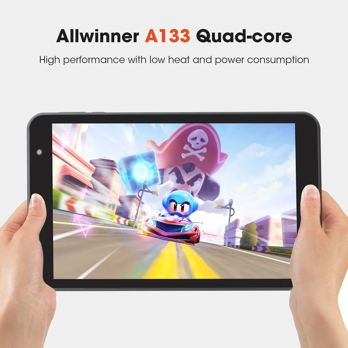 Processor Tablets RAM IPS with 32GB Quad-Core Camera, Dual ROM, 1280x800 weelikeit inch Display, 8 Bluetooth5.0(Black) 13 WiFi, with Android 4(3+1)GB Tablet Tablet PC
