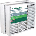 Filterbuy Filters HVAC FC100A1003 AC 13 Pleated Furnace Air MERV (2-Pack) 16x20x5 for Honeywell