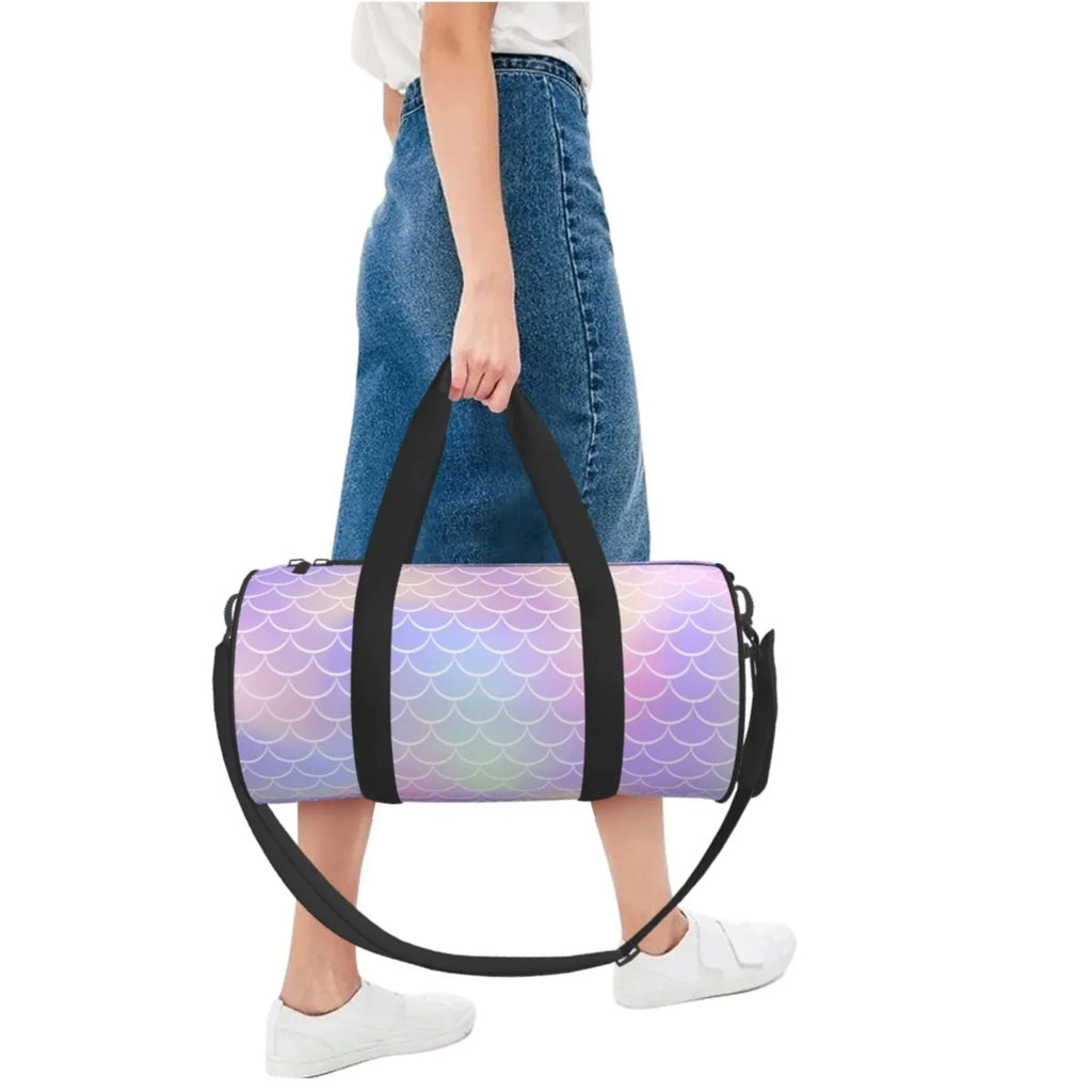 Compartment Travel Bag Pocket Luggage Capacity Waterproof Scale1 with Cylinder Coaee and Bag Gym Bag Large Sports Fish