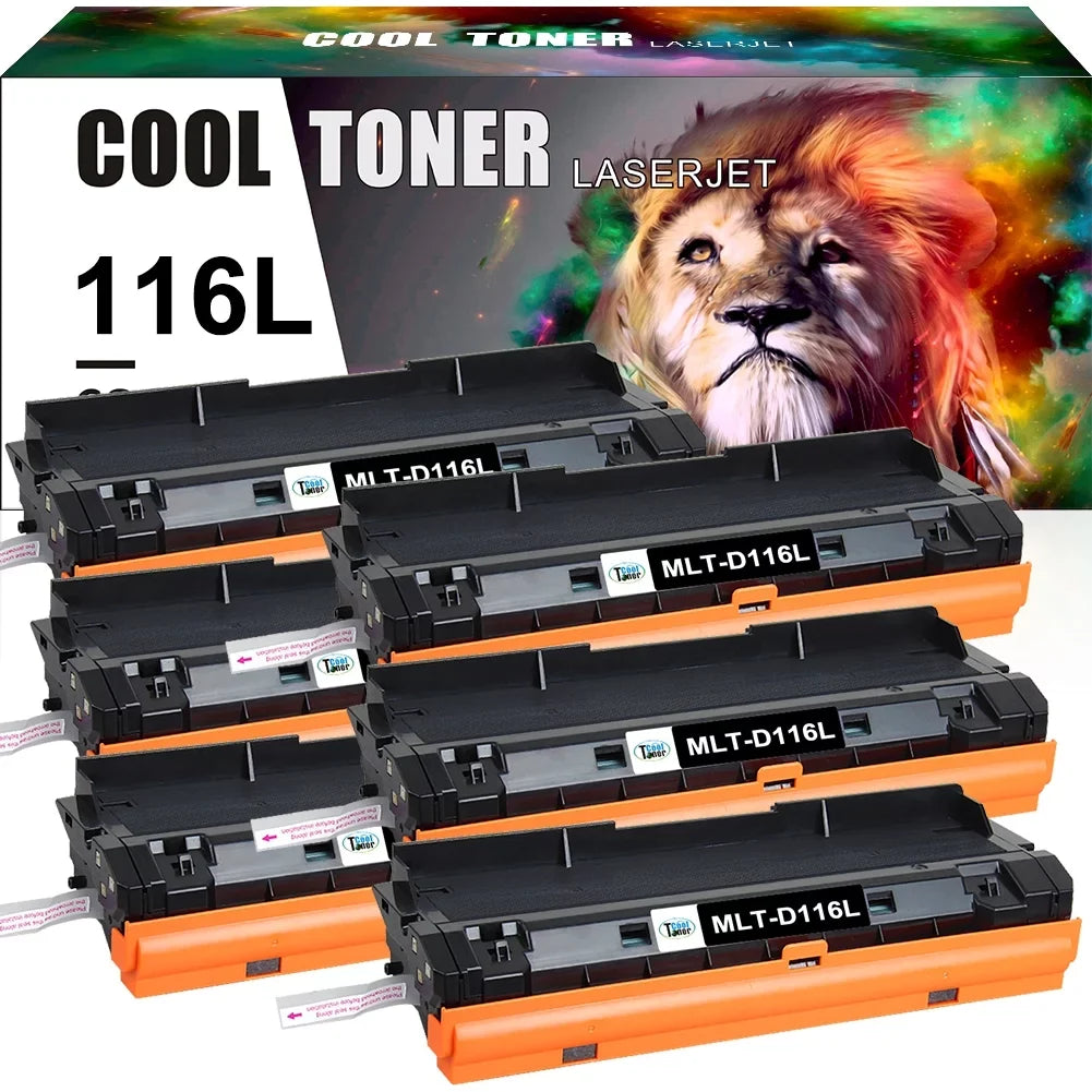 SL-M2825DW for (Black, Pack) SL-M2625D MLTD116L SL-M2835DW Cool Toner Toner MLT-D116L 6 116L Samsung D116L Compatible