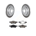 Semi-Metallic Diameter Pads Auto KGS-102310 With Coated Cooper Transit Brake Rear Rotors Disc 2007-2008 For Convertible Rotor - Kit And 280mm Mini