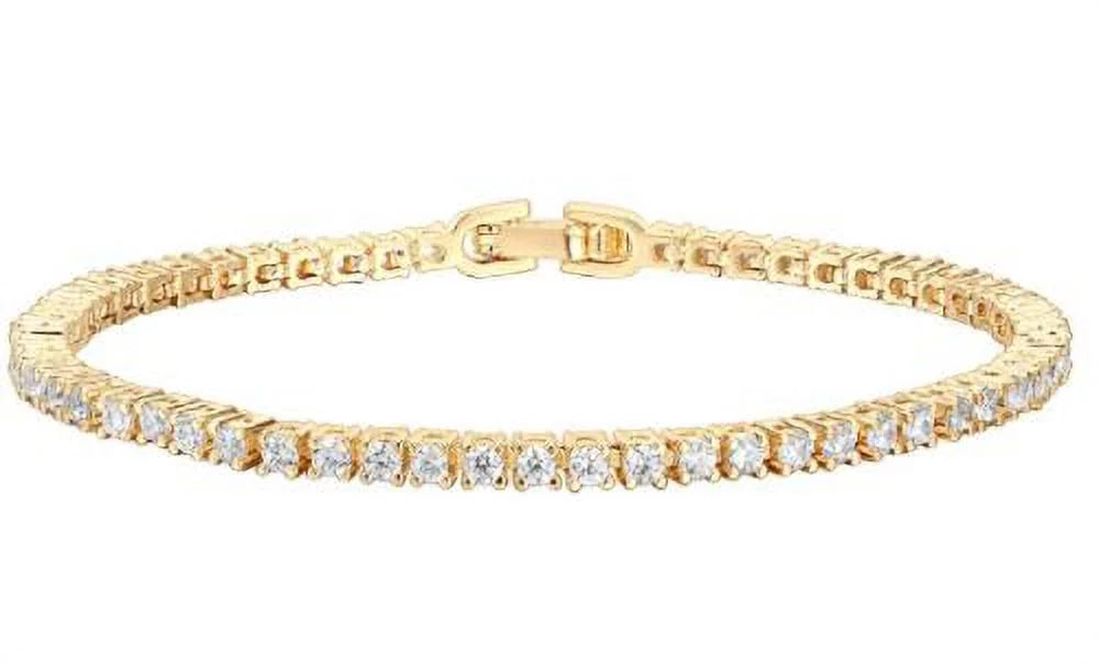 Out Women's a blinged-Out Timeless Iced Testament Glamour Classic-GLD) Crystal Luxury Diamonds Beauty True Watch, to and (L0504LA-T