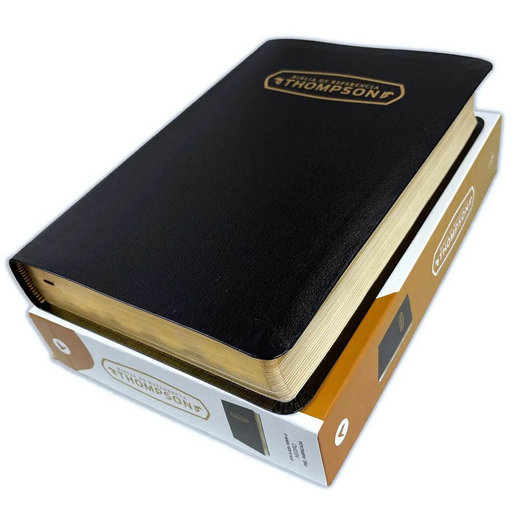 Reina Reference Thompson Fibers Bible, Leather Piel Chain Thompson, 1960, Valera Valera 1960, Spanish (Other) Recycled Reina Reciclada/ Biblia de Referencia
