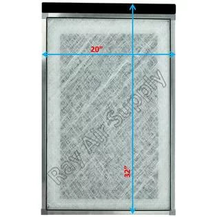Pads Supply Refills 20x32 20x32 (3 Air Cleaner Pack) Replacement Dynamic RayAir Filter