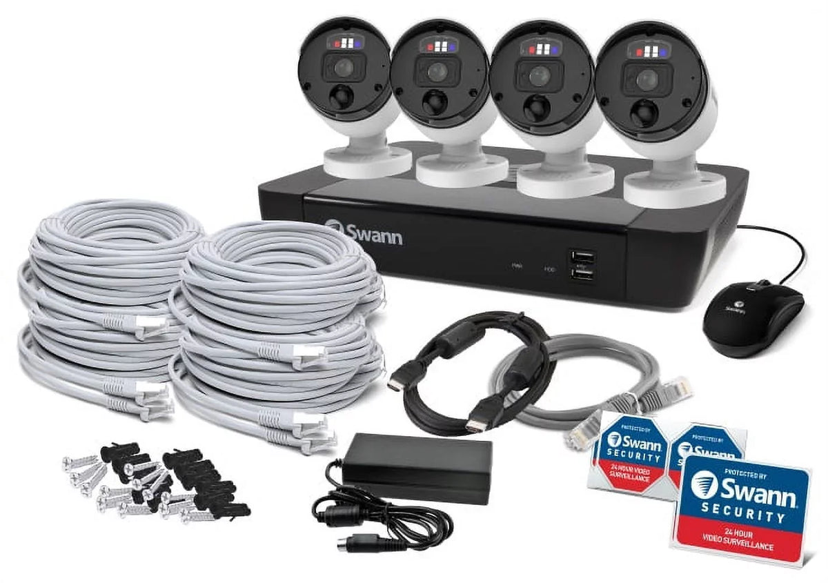12MP Channel 4 - NVR Camera SwannForce SWNVK-890004 Security System Swann 8