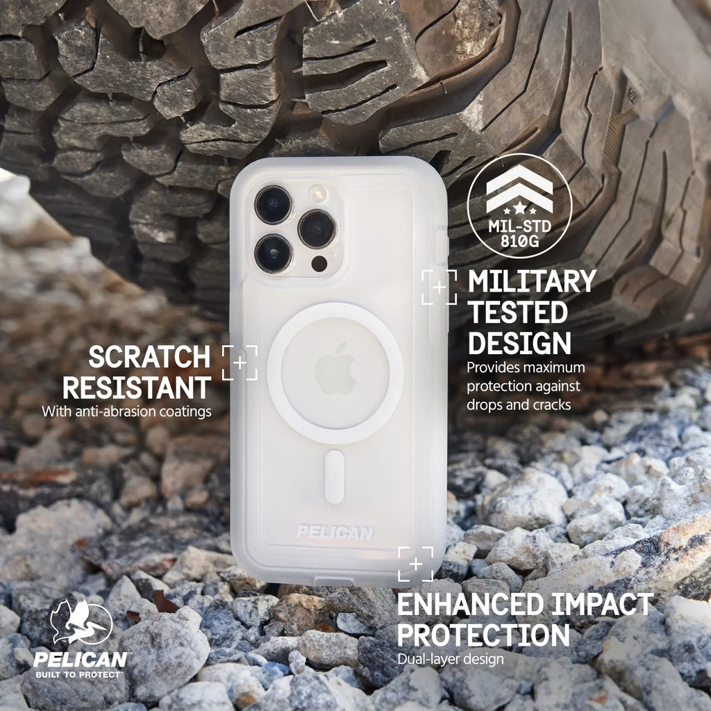Max Clear Apple Clip [MagSafe Pro Case Voyager with Belt iPhone Pelican Compatible] 15 - Series Holster