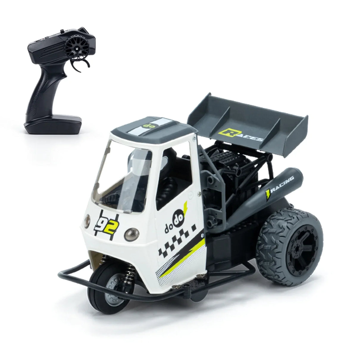 Remote Control Model Racing High Speed Light Toy, Pinnaco Motorcycle for with Thrilling Spray Action Function,