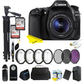 Camera Canon 18-55mm + Lens DSLR Buzz-photo 64GB Kit with Advanced 80D EOS