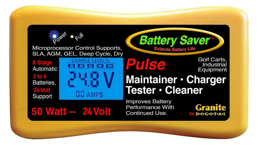 Tester Saver Charger Battery Pulse 2365-24L Watt) 24 Maintainer and Volt (50
