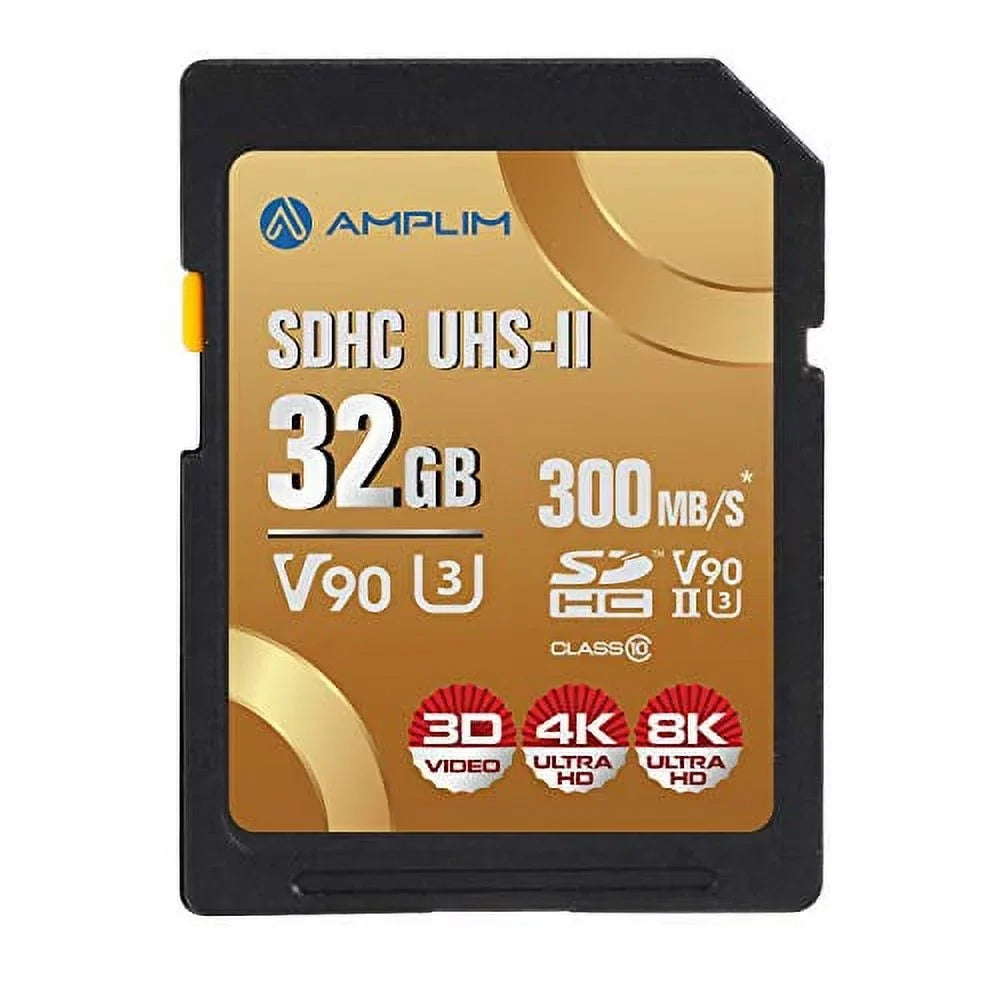 UHD Camera SDXC 8K Camcorder Speed UHS-II 4K High for Card Video Amplim V90 SD Extreme 32GB