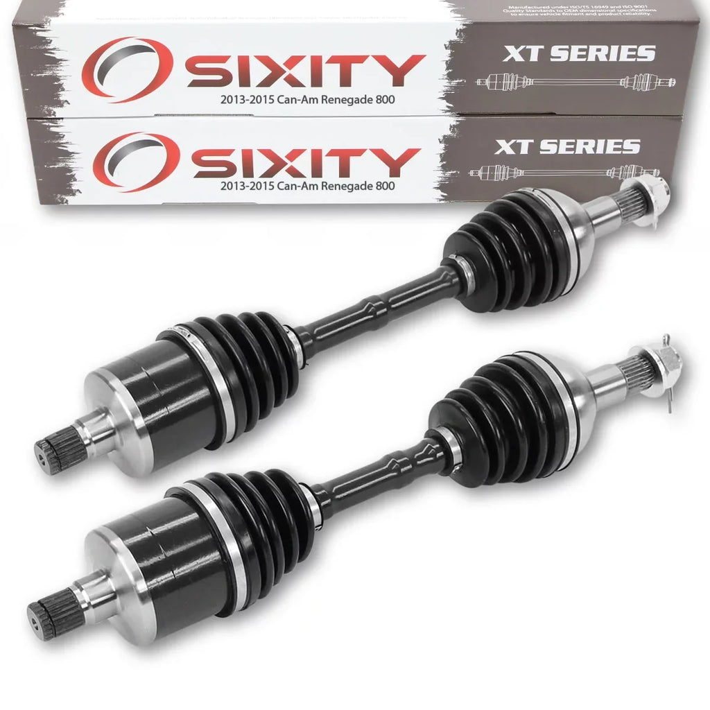 Can-Am 2013-2015 compatible Right 2 pc Rear - XXC Left Axle STD Renegade 4X4 with XT EFI 800 Sixity