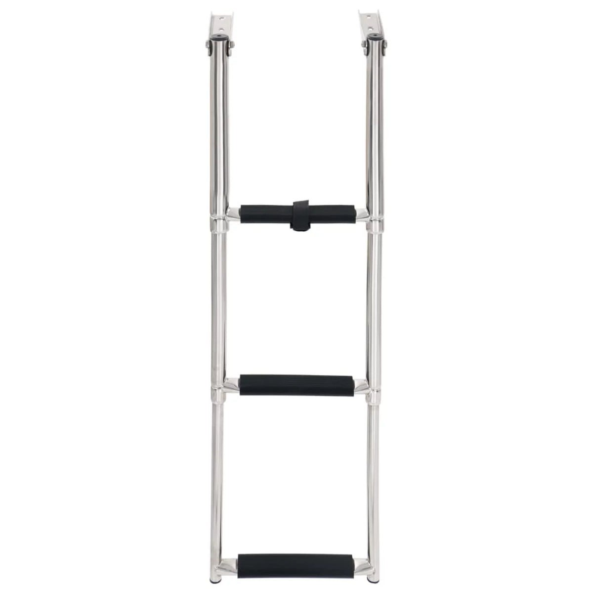 3 Ladder and Platform Ladder for Boat Dcenta Non-Slip Mounting Pool, Steel Stainless Telescopic Swimming Boarding Folding