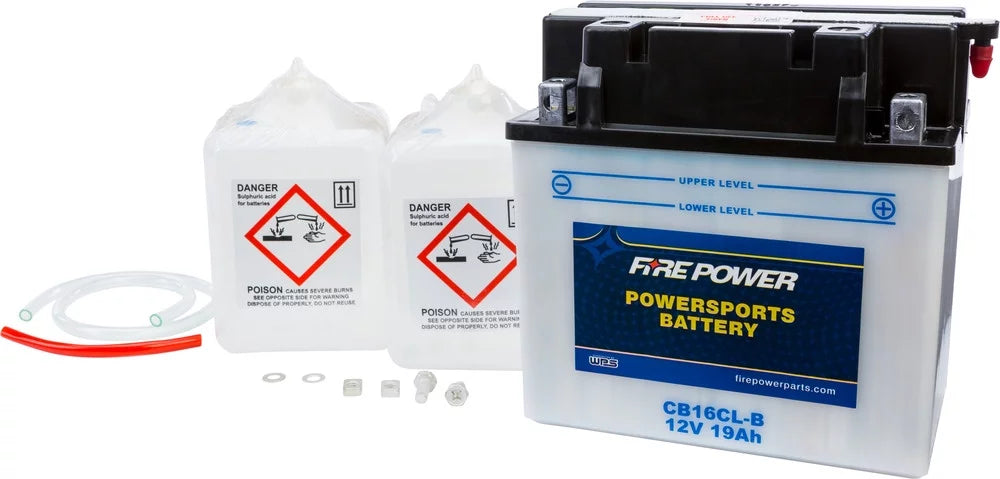 W/ACID Compatible Cruiser Power Yamaha HO 2009-2017 Fire CB16CL-B Battery With (FY/FB1800-A) FX