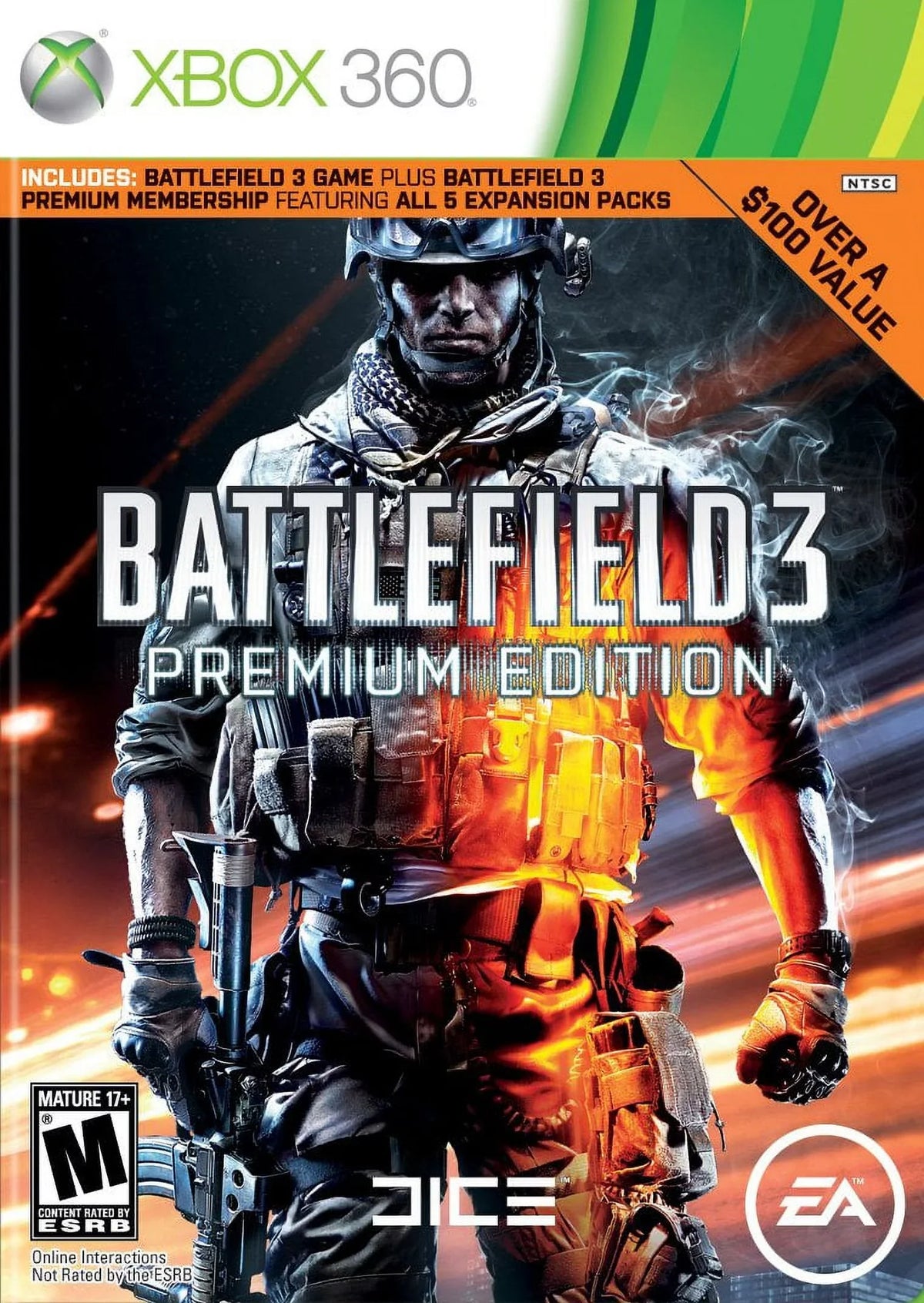 Xbox Premium 3 360 Battlefield Edition -